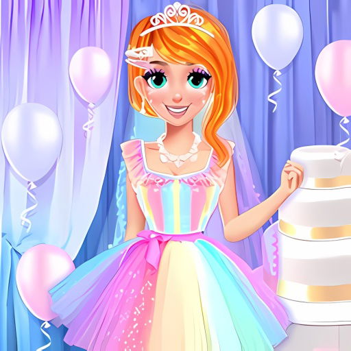 Blonde Princess Pastel Wedding Planner