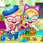 Mike ve Mia Okuldaki İlk Gün